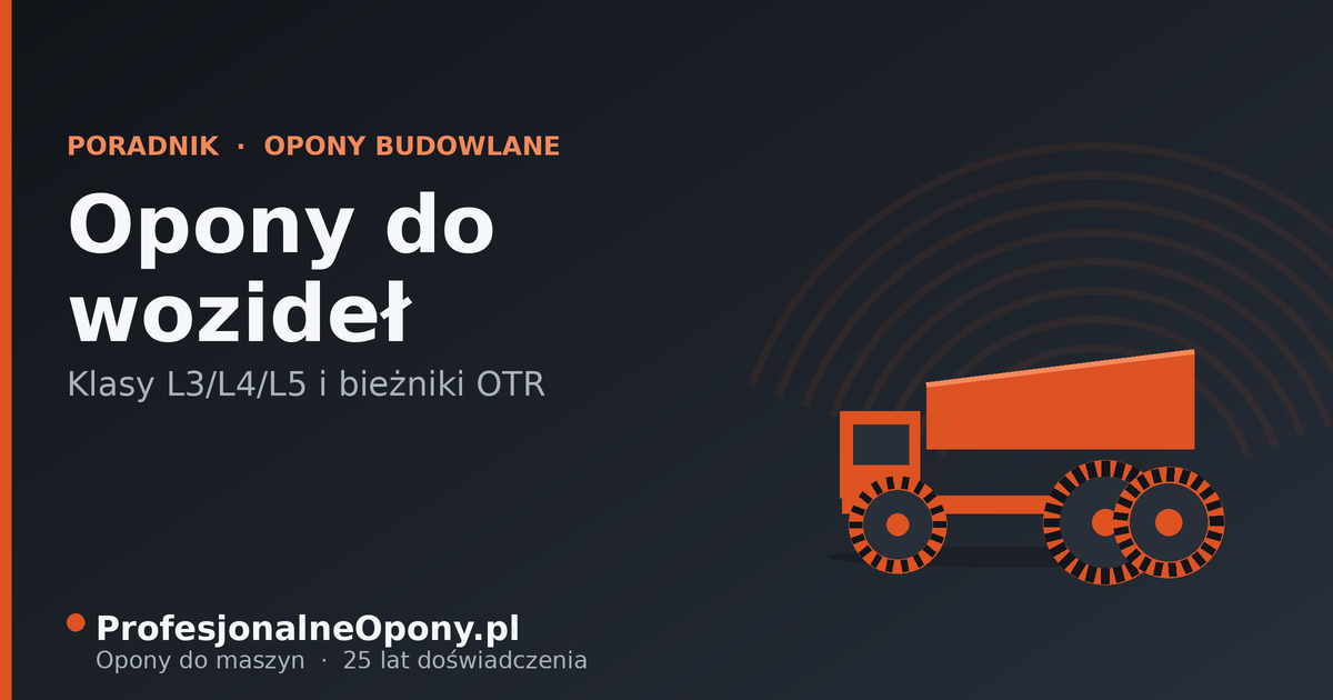 Opony do wozideł — pełny przewodnik po klasach TRA (E/L) i wyborze marki