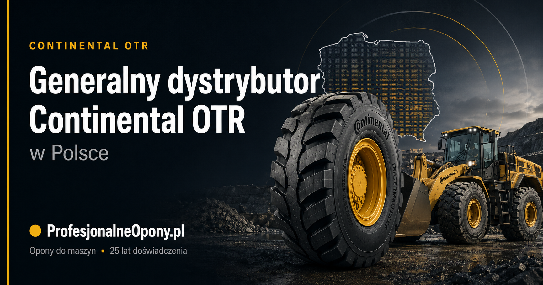 Opony Continental do maszyn: generalny dystrybutor w Polsce