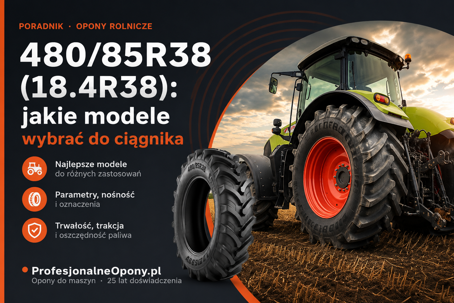 Opona 480/85R38 (18.4R38): jakie modele wybrać do ciągnika